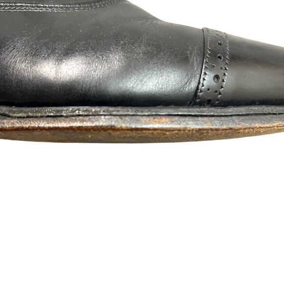 Allen Edmonds Byron Cap-Toe Oxford Dress Shoes Mens Size 10 EEE Black Leather - Picture 7 of 15